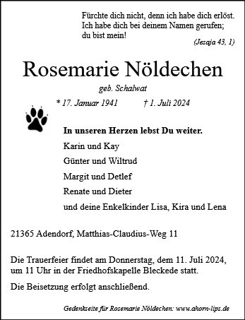 Rosemarie Nöldechen