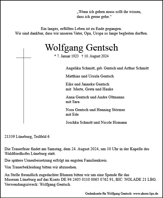 Wolfgang Gentsch