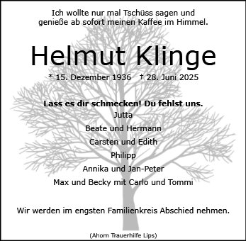 Helmut Klinge