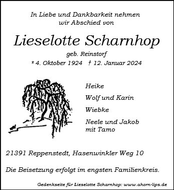 Lieselotte Scharnhop
