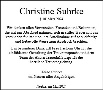 Christine Suhrke