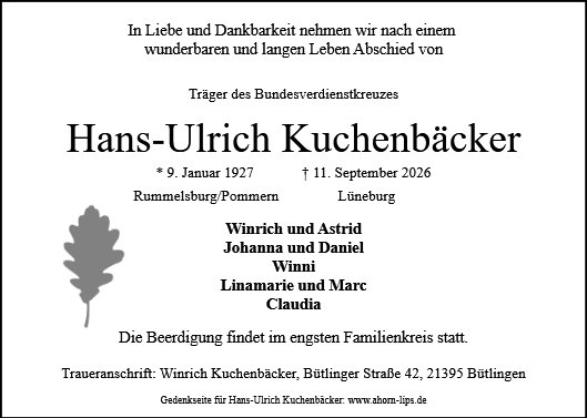 Hans-Ulrich Kuchenbäcker