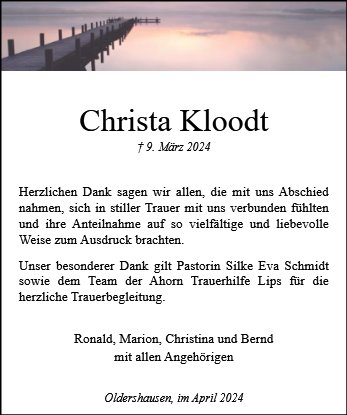 Christa Kloodt