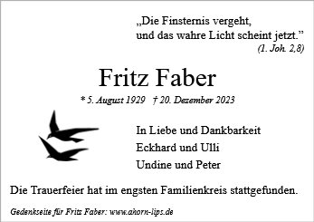 Fritz Faber