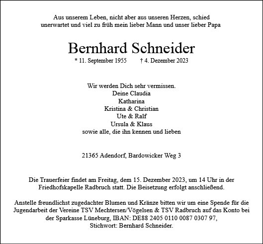 Bernhard Schneider