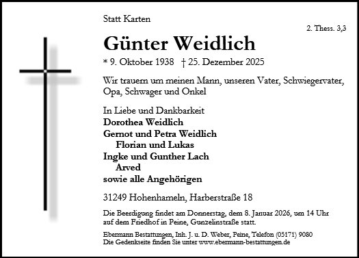 Günter Weidlich
