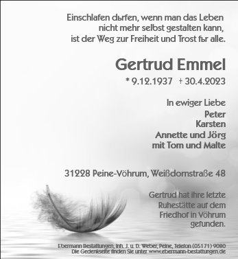Gertrud Emmel
