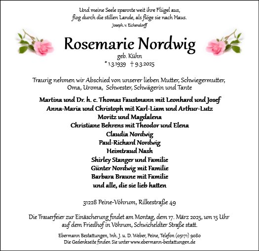 Rosemarie Nordwig