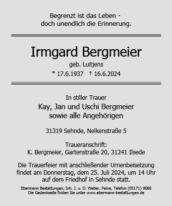 Irmgard Bergmeier