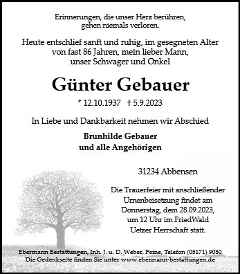 Günter Gebauer