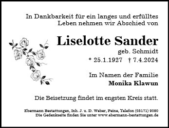 Liselotte Sander