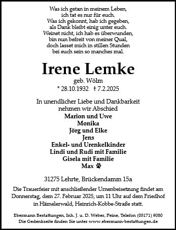 Irene Lemke