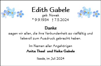 Edith Gabele