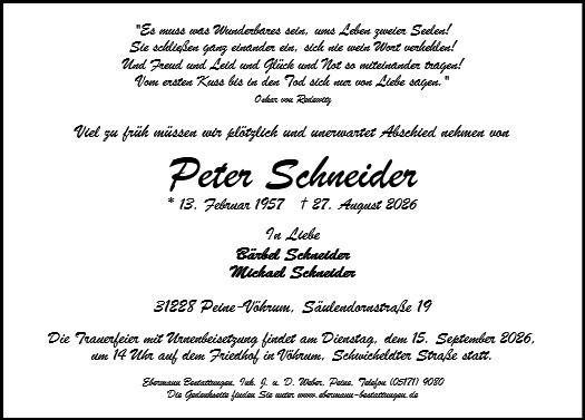 Peter Schneider