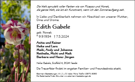 Edith Gabele