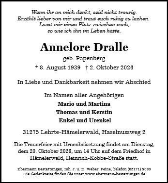 Annelore Dralle