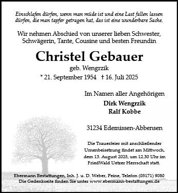 Christel Gebauer