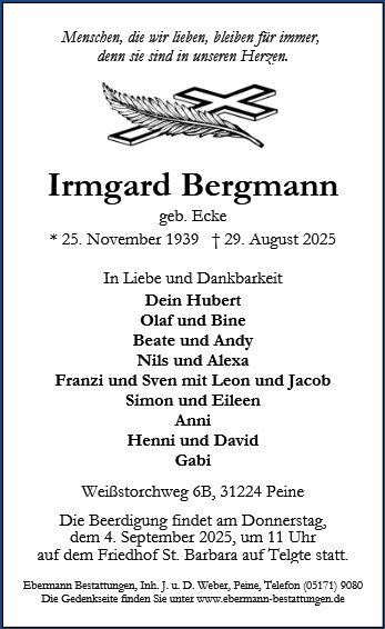 Irmgard Bergmann