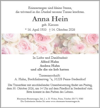 Anna Hein