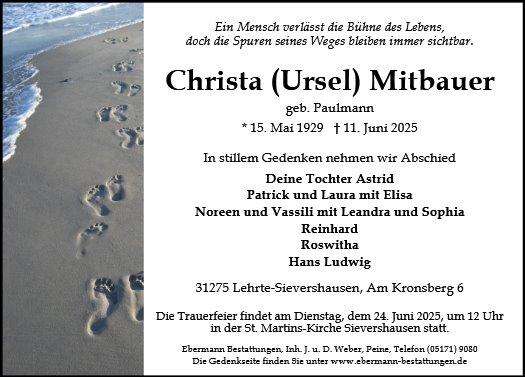 Christa Mitbauer