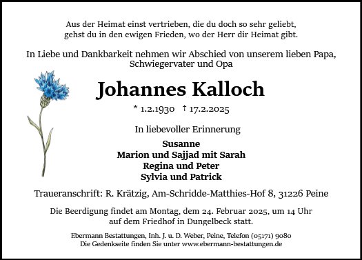 Johannes Kalloch