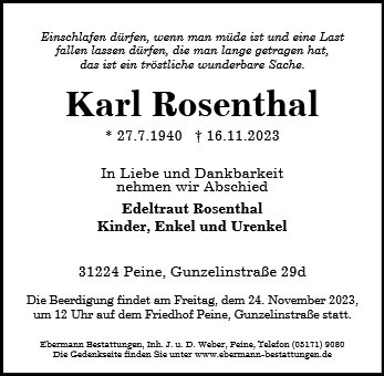 Karl Rosenthal