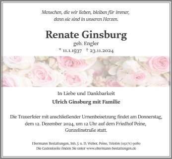 Renate Ginsburg