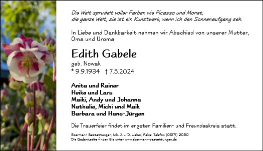 Edith Gabele