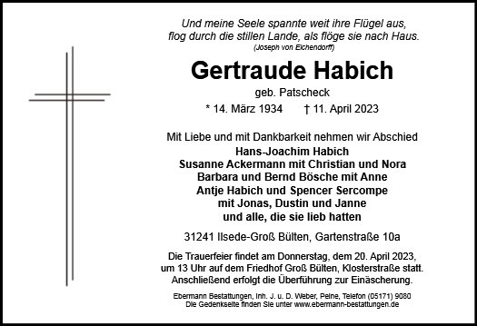 Gertraude Habich