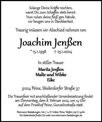 Joachim Jenßen