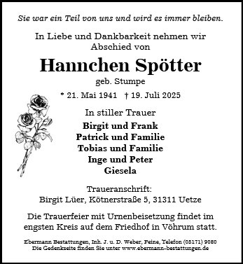Hannchen Spötter