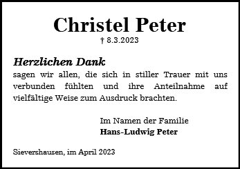 Christel Peter