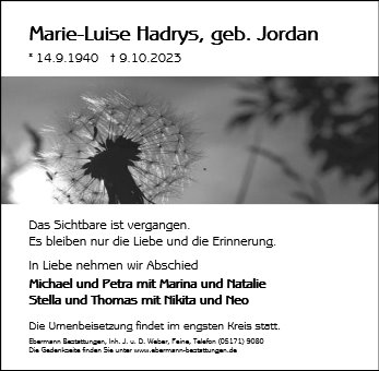 Marie-Luise Hadrys