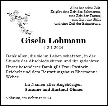 Gisela Lohmann