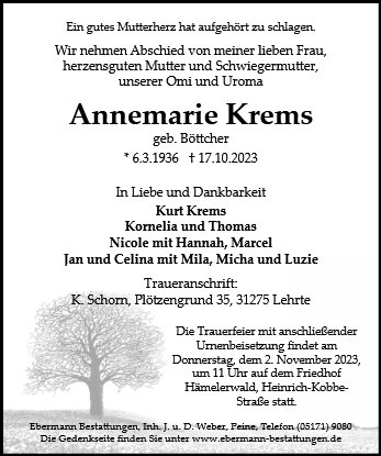 Annemarie Krems