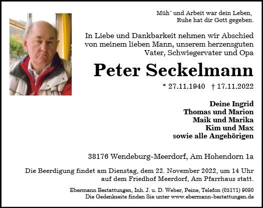 Peter Seckelmann