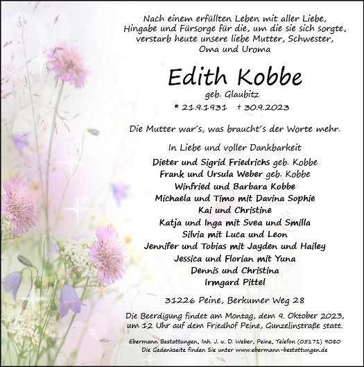 Edith Kobbe