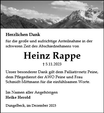 Heinz Rappe