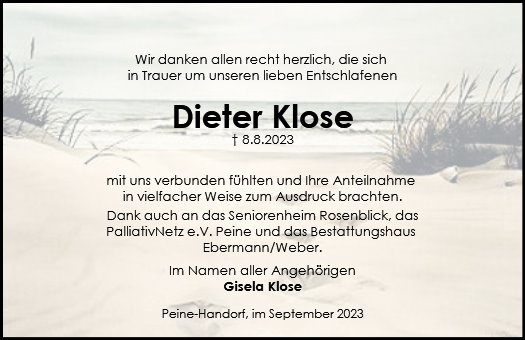 Dieter Klose