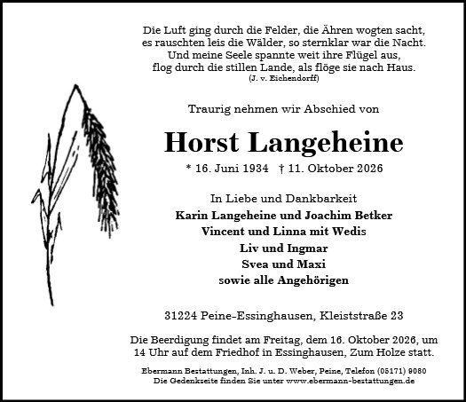 Horst Langeheine
