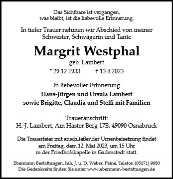 Margrit Westphal