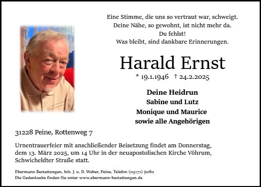 Harald Ernst