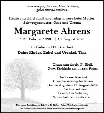 Margarete Ahrens
