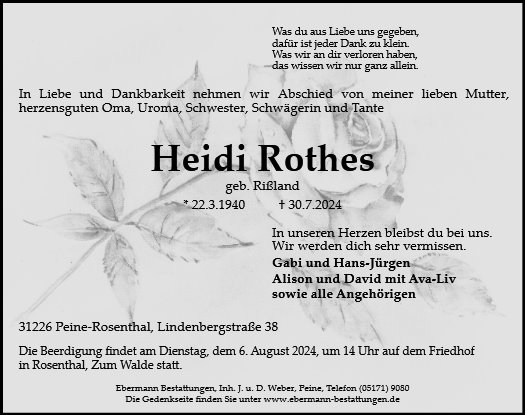 Heidi Rothes