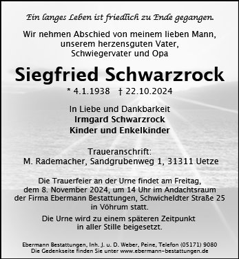 Siegfried Schwarzrock