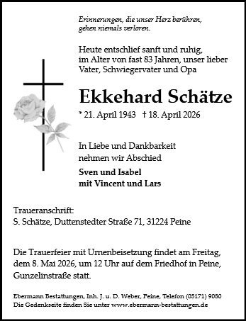 Ekkehard Schätze