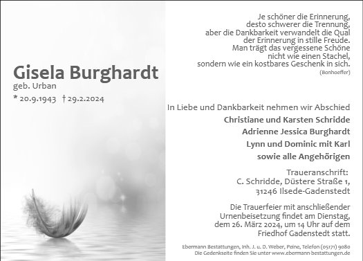 Gisela Burghardt