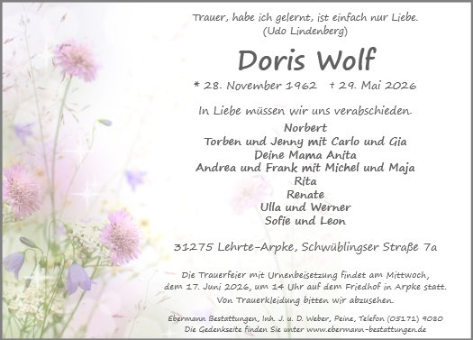 Doris Wolf