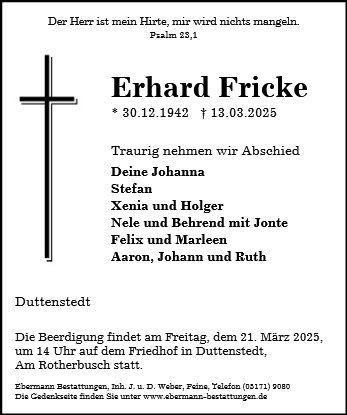 Erhard Fricke