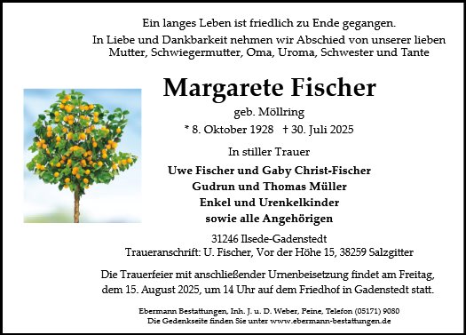 Margarete Fischer